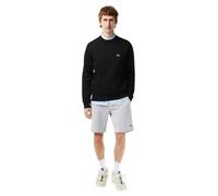 Lacoste - Sweatshirt für Herren, Rundhalsausschnitt, Fleece (Schwarz) XL