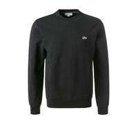 LACOSTE Sweatshirt Herren Regular Fit Rundhals Baumwolle schwarz, 56 (XXL)