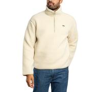 Lacoste Sweatshirt Mit Halbem Reißverschluss, Beige M