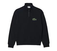 Lacoste - Sweatshirt mit kurzem Reißverschluss für Herren/Damen Unisex (Schwarz) 2XS