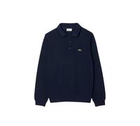 Lacoste Herren Sweatshirt mit Polokragen und Knopfleiste Classic Fit, marine, Gr. M