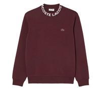 Lacoste - Sweatshirt Rundhalsausschnitt Logo für Herren (Bordeauxrot) XS