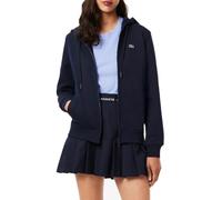 Lacoste Fleece Hoodie Full Zip Damen Sweatjacke marineblau - 34