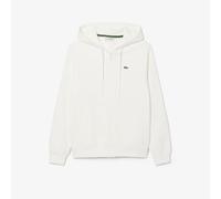 Lacoste Fleece Hoodie Full Zip Damen Sweatshirt weiß - 40