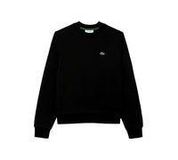 Lacoste Relaxed Fit Fleece Damen Sweatshirt schwarz puro - 38