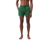 Lacoste Badehose Modell Basic mit Logo-Patch Herren Dunkelgrün Größe S