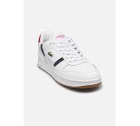 Lacoste T-Clip Set Leder Sneaker weiß marineblau rot - 41