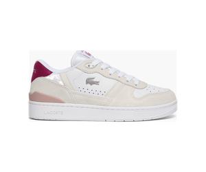 Lacoste T-Clip Set Schuhe Sneakers weiß pink Damen 0038 für Damen, weiß, Größe 37 EU