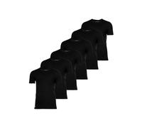 Lacoste T-Shirt 6er Pack Herren schwarz, L