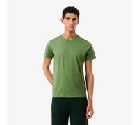 Lacoste T-Shirt a Girocollo in Cotone Pima Grün-02M da Uomo Mann V / L V / L