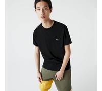 Lacoste Rundhals-T-Shirt TH6709 031 Pima Schwarz Größe XS