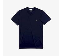 Lacoste T-Shirt TH6709 Kurzarm Pima-Baumwolle Marine S