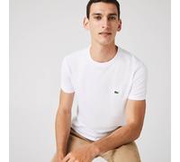 Lacoste - T-Shirt aus Pima-Baumwolle, Weiß Mann V / L V / L