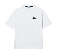 Lacoste - T-Shirt für Herren/Damen Unisex, lose Passform (Weiß) 2XS