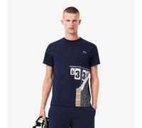 Lacoste T-Shirt Herren-Dunkelblau in dunkelblau, Größe: XL (nur noch wenige Artikel verfügbar)