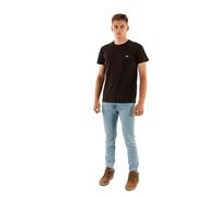 Lacoste T-Shirt mit Rundhalsausschnitt aus Pima-Baumwolle, Dunkelbraun, dunkelbraun, M