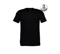 Lacoste Herren T-Shirt Rundhals TH3321, Männer Basic Tshirt,Tee,Regular Fit,Schwarz,M