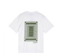 Lacoste Tennis Court Print T-Shirt L / White