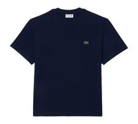 Lacoste T-Shirt Classic Herren Kurzarm Baumwolle mit Logo Marineblau Größe XL