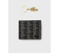 Lacoste Money Pieces Geldbörse 11 cm monogram noir gris (TAS025884)