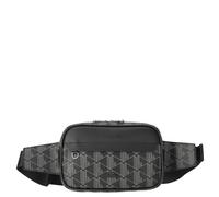 LACOSTE The Blend Body Bag Allover Monogram Noir Gris