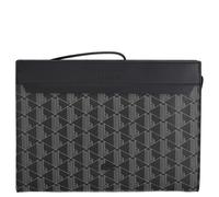 LACOSTE The Blend Computer Pouch Monogram Noir Gris