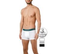 Lacoste - Bekleidung Pack De 3 Boxers Courts - schwarz - Größe XXL