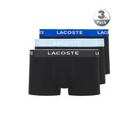 Lacoste Stretch Cotton Boxershorts schwarz blau weiß (3er Pack) - S