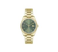 Lacoste Uhr mit DREI-Zeiger-Quarzwerk für Damen Kollektion Capucine mit Goldfarben Edelstahlarmband - 2001403