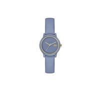 Lacoste Uhr mit DREI-Zeiger-Quarzwerk für Damen Kollektion Lacoste.12.12 Swift mit Lederarmband - Erhältlich in Denimblau, Schwarz, Weiß, Taupe oder Bordeaux