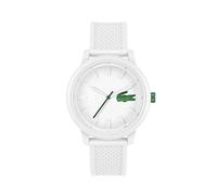Lacoste Uhr mit DREI-Zeiger-Quarzwerk für Herren Kollektion LACOSTE.12.12 Hero mit Weißem oder Grünem Silikonarmband