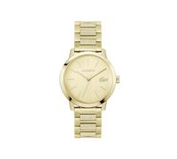 Lacoste Uhr mit DREI-Zeiger-Quarzwerk für Herren Kollektion Lacoste.12.12 Metropole mit Silbernem, Goldenem oder Schwarzem Edelstahlarmband