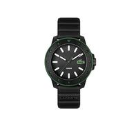 Lacoste Uhr mit DREI-Zeiger-Quarzwerk für Herren Kollektion Lacoste.12.12 Scuba mit Schwarzes Silikonarmband - 2011412