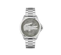 Lacoste Uhr mit DREI-Zeiger-Quarzwerk für Herren Kollektion LE Croc mit Silbernem, Goldfarbenem oder Schwarzem Edelstahlarmband