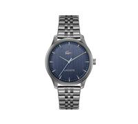 Lacoste Uhr mit DREI-Zeiger-Quarzwerk für Herren Kollektion Lisbon mit Graues Edelstahlarmband - 2011371