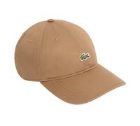 LACOSTE Unisex Cap - Baseball Cap, Baumwolle, Croco Logo, One Size, einfarbig One size Braun