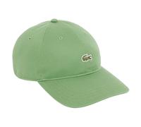 LACOSTE Unisex Cap - Baseball Cap, Baumwolle, Croco Logo, One Size, einfarbig One size Grün