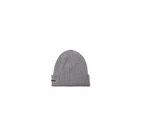 Lacoste Ribbed Wool Beanie Grau