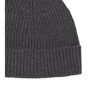 LACOSTE Unisex Mütze - Strickmütze, Beanie, Wolle, Logo-Patch, One Size Grau (Pitch Chine) One size Grau