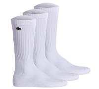 LACOSTE Unisex Socken, 3er Pack - Tennissocken, Baumwollmischung, einfarbig Weiß / 35-38 35-38 Weiß