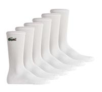 LACOSTE Unisex Socken, 6er Pack - Long Sport Socks, Tennissocken, Logo, einfarbig 39-42 Weiß