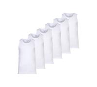 Lacoste Unterhemd 6er Pack Herren weiß, XXL