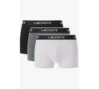Lacoste Unterhose grau/schwarz, Einfarbig