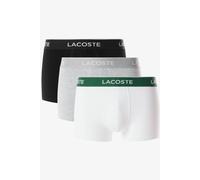 Lacoste Unterhose Schwarz / Weiß / Heidekraut Grau, Einfarbig