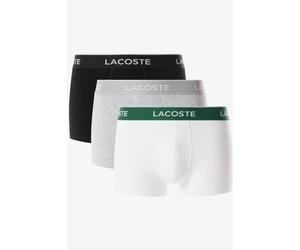 Lacoste Unterhose Schwarz / Weiß / Heidekraut Grau, Einfarbig