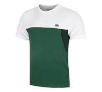 Lacoste Urban Colorblock T-Shirt Herren-Weiß in weiß, Größe: M (nur noch wenige Artikel verfügbar)