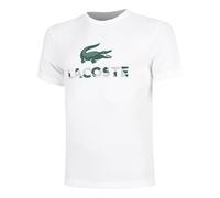Lacoste Urban Print T-Shirt Herren-Weiß in weiß, Größe: M