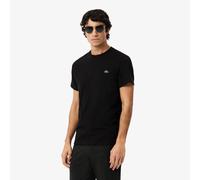 Lacoste Modernes Herren-T-Shirt mit Rollkragen, Schwarz, Größe L