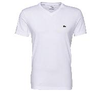 Lacoste V-Neck Shirt White weiß Herren 5