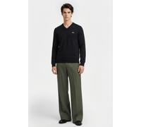 LACOSTE Pullover Herren Regular Fit V-Ausschnitt Baumwolle schwarz, 5